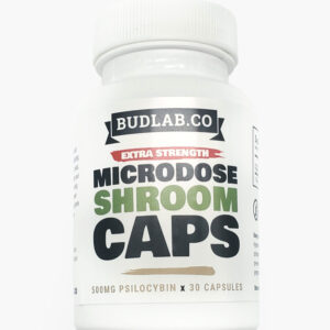 Bud Lab Microdose Shroom Caps 500mg (15g per Bottle)