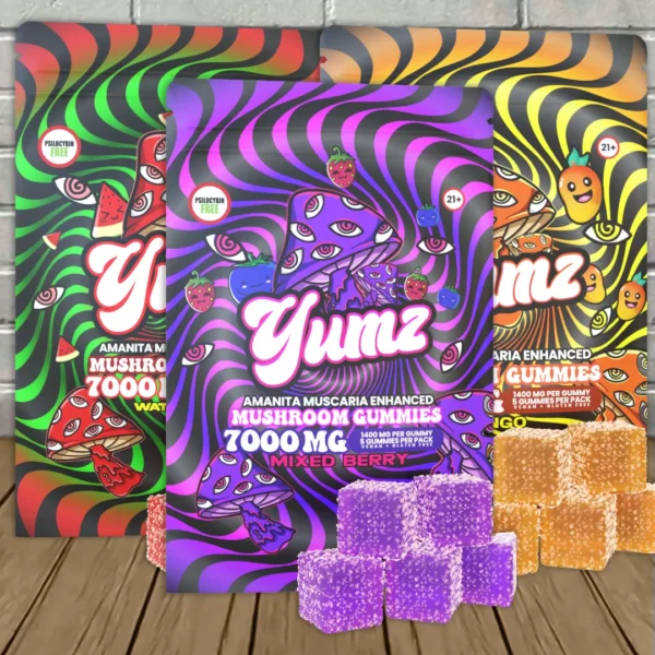 Yumz Lab Amanita Muscaria Mushroom Gummies 7000mg