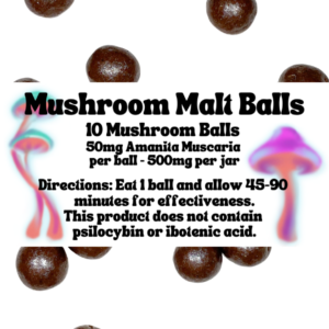 Mushroom Malted Milk Balls